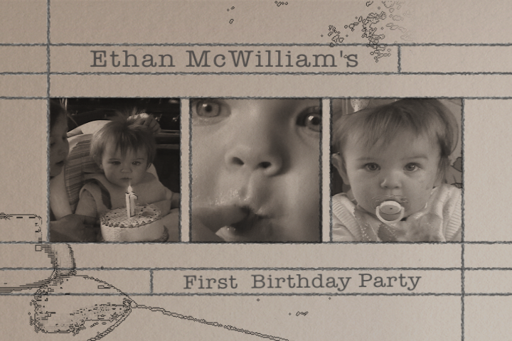Ethan’s First Birthday