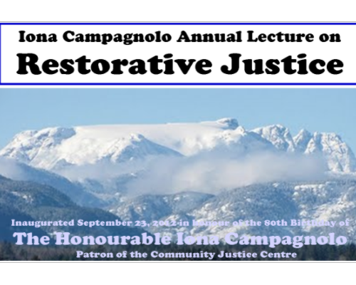 Iona Campagnolo Lecture 2014 – Hon. Judge Ross Green